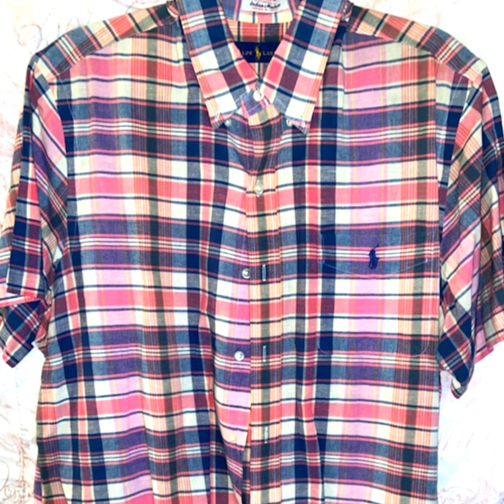 Polo shorts sleeve button up